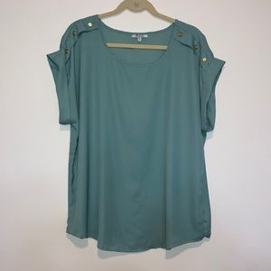 Light green women's blouse